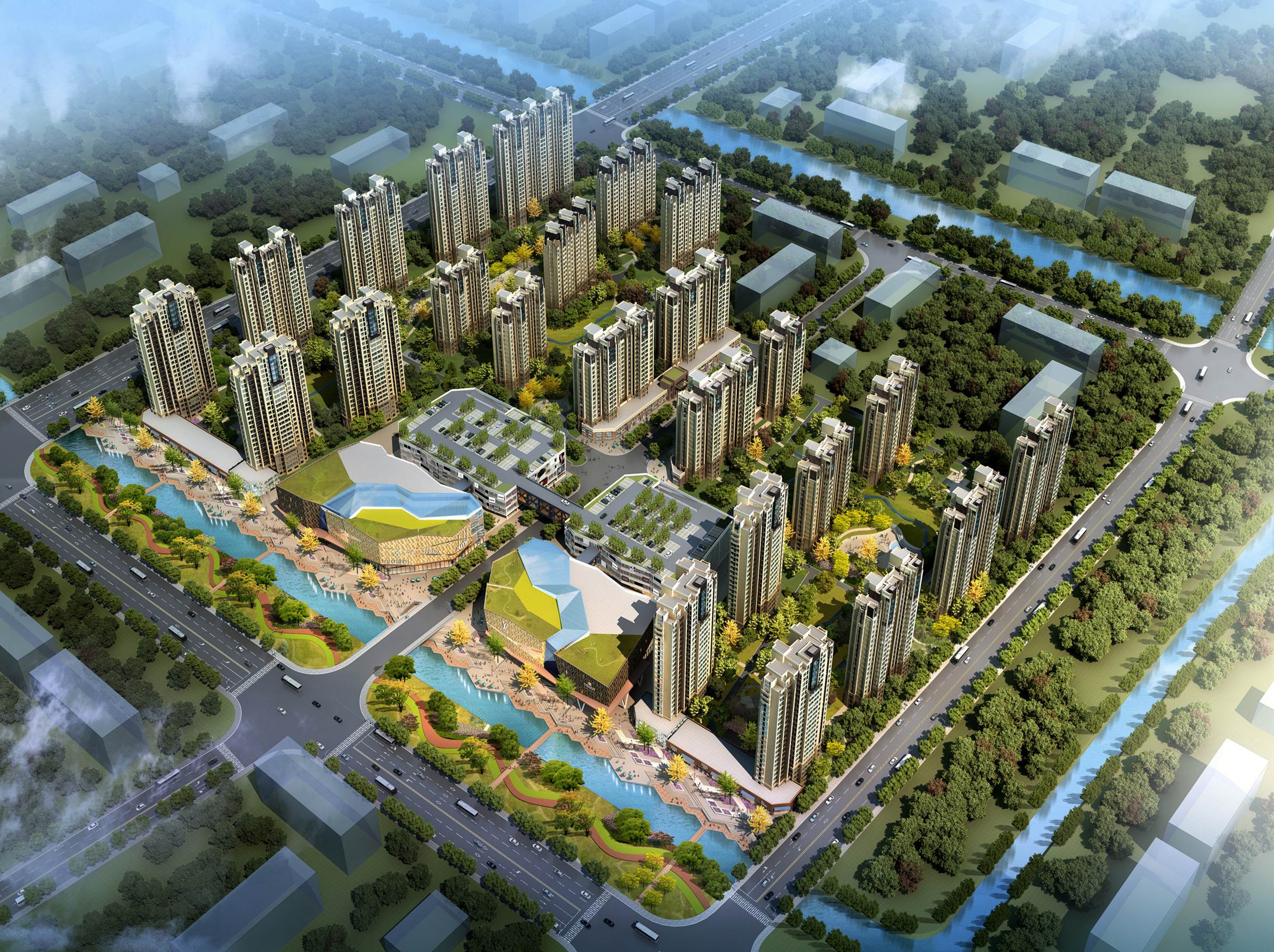 上海奉贤南桥新城居住区