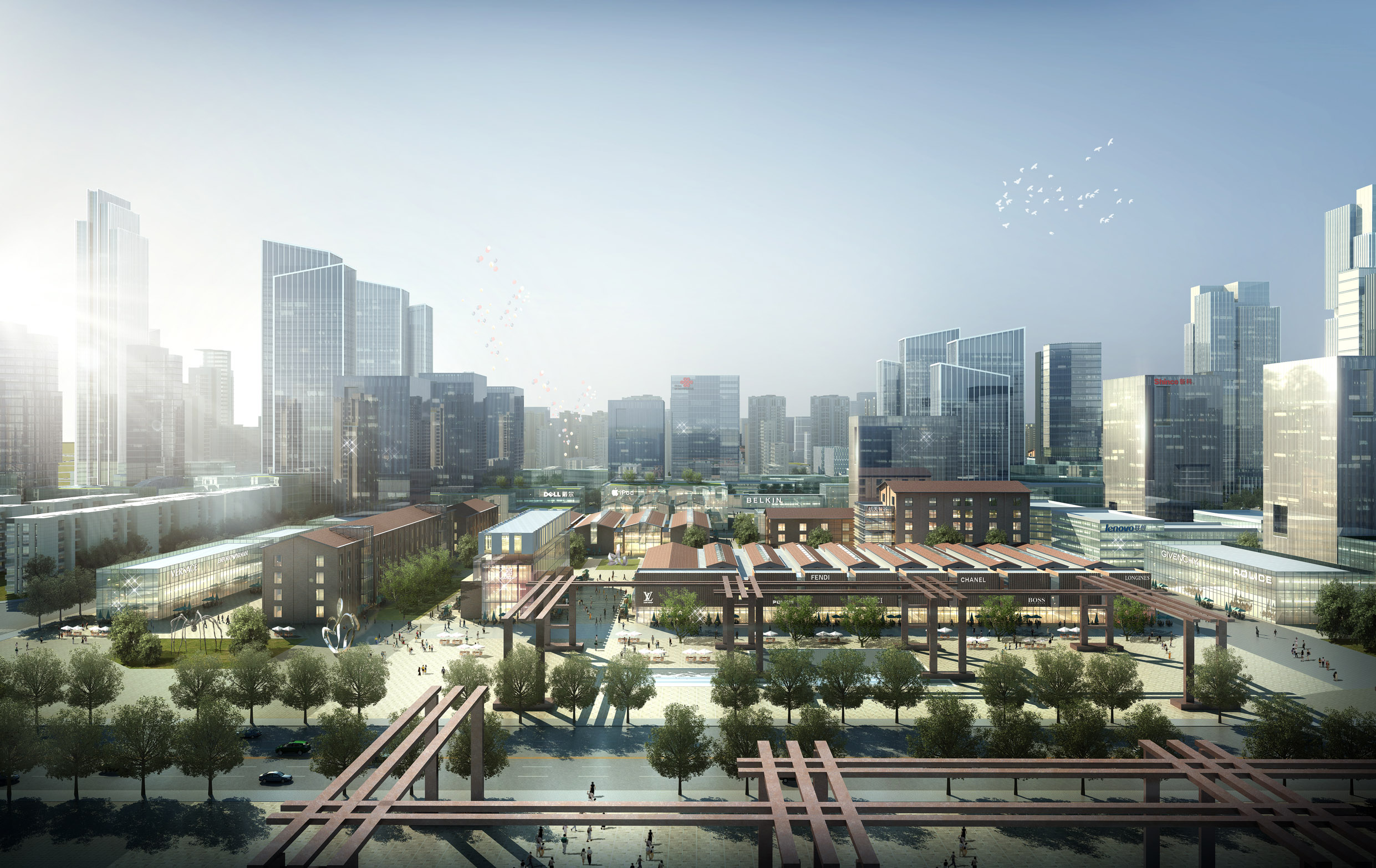 甘肃兰州安宁后工业都市街区城市设计