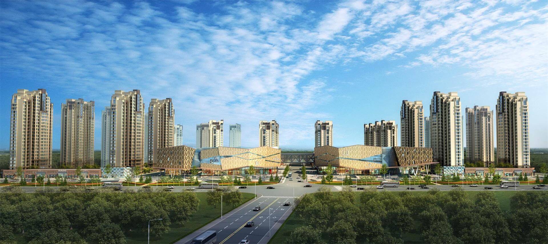 上海奉贤南桥新城居住区